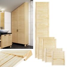 Möbel Tür Lamellentür Geschlossene Lamellentüren Schrank Kiefer Profil Holz DIY