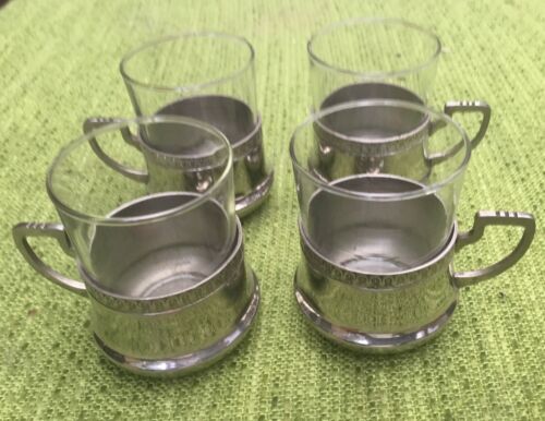 4stück teegläser mit - 4stück,