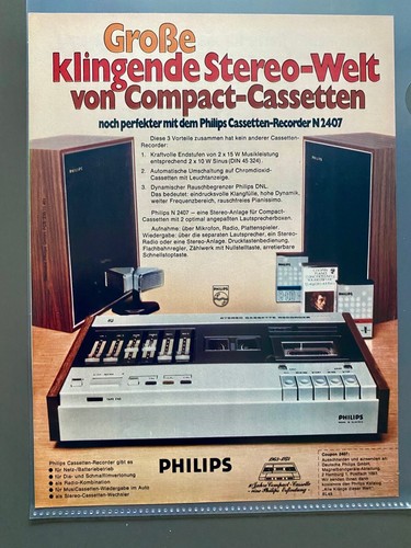 Philips cassetten recorder - cassetten,