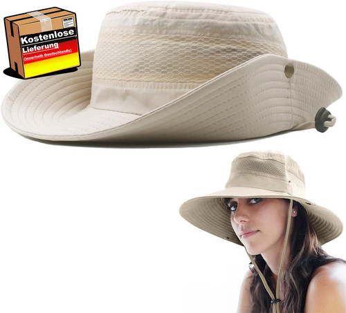 Damen sonnenhut faltbar - uv, 50+