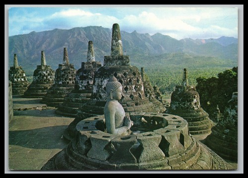 Ansichtskarte open stupa - ansichtskarte,