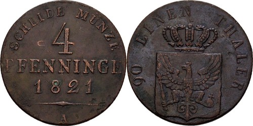 Preußen berlin pfennige - preußen, 4
