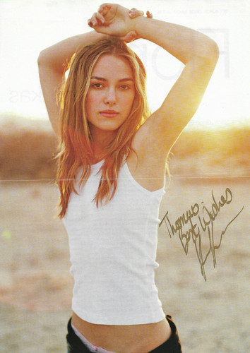 Original autogramm keira - autogramm,