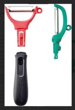 Tupperware Klick System Sparschäler Schälfix Set Universalschäler