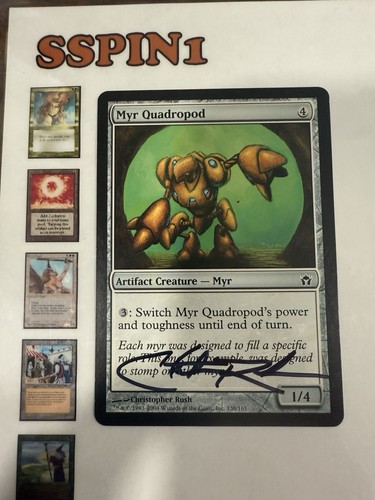 Mtg artist proof signed - proof,