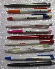 Kugelschreiber Lot (15) 10x Druckerei Autobus Sachsen Transporte Bosch Renault..