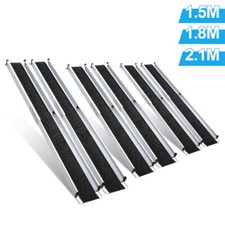 Rollstuhlrampe Rampe Teleskoprampe Rollstühle Alu bis 300 kg Türrampe Klappbar