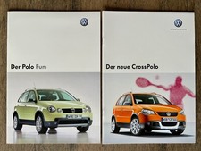 # VW Polo Fun + CrossPolo Prospekt 2004 + 2005 # 20 + 20 Seiten #  Volkswagen #