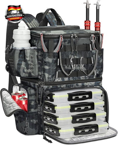 Angelrucksack wasserdicht mit - angelrucksack,