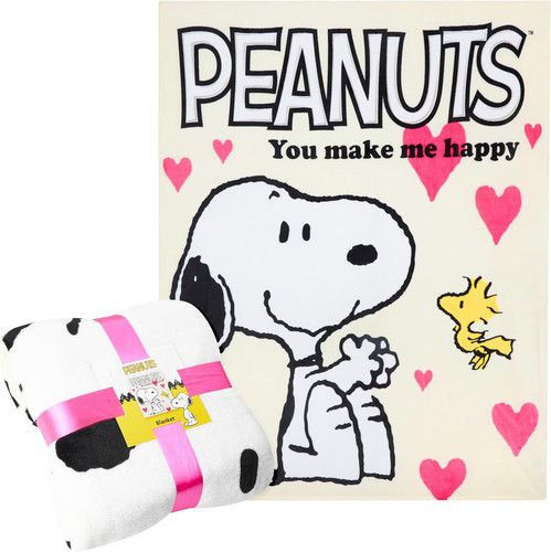 Snoopy fleece bettdecke - snoopy,