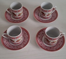 4 Espresso Tassen Gedeck