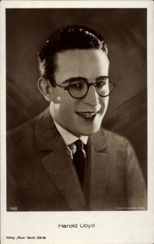 Schauspieler harold lloyd - ak,