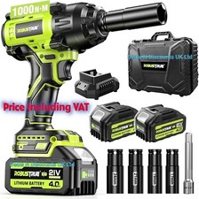 21V Akku-Schlagschrauber Schlagschrauber Ratsche Akkuschrauber 1000NM 1/2 Akkus