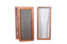 1 x alter Rahmen Holz Fliegengitter Holzfenster Fenster Holz Vintage