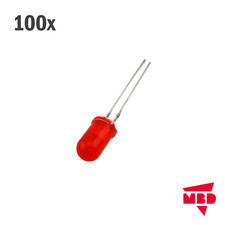 100x LED 5mm Leuchtdiode Rund