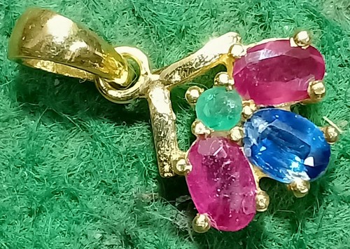 14k massiv gold saphir - 14k,
