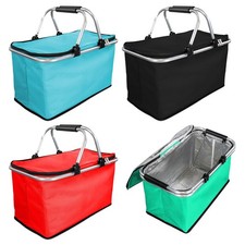 Einkaufskorb faltbar isoliert