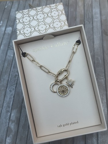 Sparkleallure kette gold lock - sparkleallure,