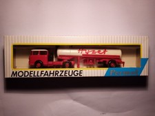 Modellauto 1:87 Permot Skoda-Zugmaschine mit "Hyzet"-Tank Auflieger