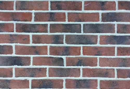 Verwitterter roter ziegel slip - roter,