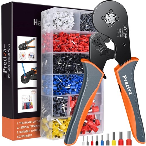 Crimpzange set mit 1200 - crimpzange,