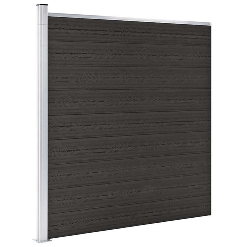 Vidaxl zaunelement wpc - zaunelement, 175x186