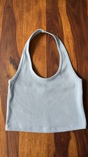 H&M Neckholder Croptop Gr. S