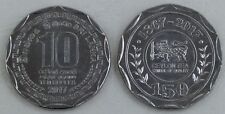 Sri Lanka 10 Rupees Gedenkmünze 2017 150 Jahre Ceylon-Tee KM# 217 unz.