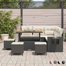 Garten-Sofa-Set mit Kissen