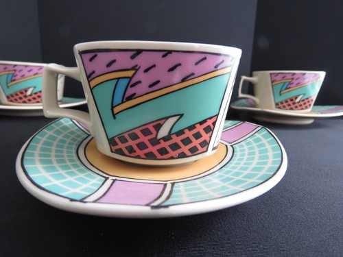 Sechs flash kaffeetassen mit - kaffeetassen,