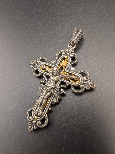 Vintage kreuz anhänger - kreuz, 835