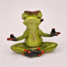 Frosch Yoga - Deko Figur aus