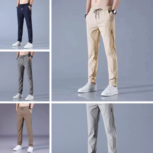 Herren sommerhose eis - sommerhose, seide