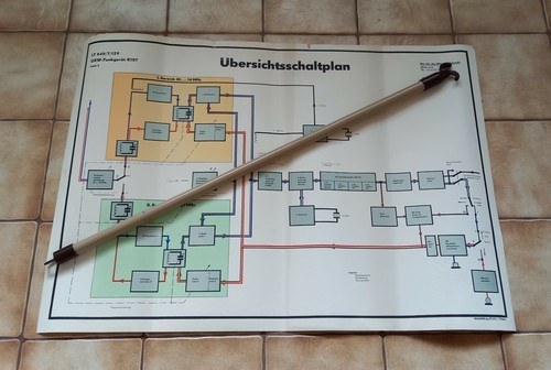 Lehrtafel der nva funkgerät - der,