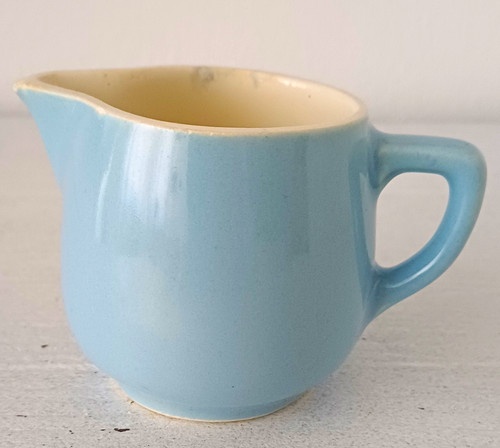 Altes milchkännchen blau - altes,