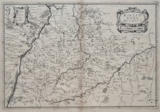 Württemberg Schwaben Original Kupferstich Landkarte von Merian ca. 1643