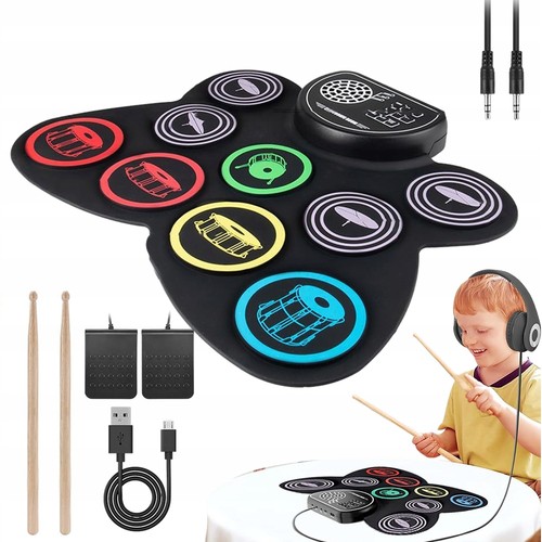 Digital roll drum set - roll, up