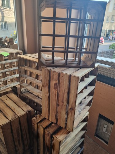 Rustikale holzkisten geflammt - rustikale,