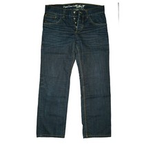 edc by Esprit Brand Herren Jeans Hose Straight eagle Fit 48 M W31 L30 dunkelblau