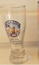 Sanwald 111 Jahre Mini Weizenglas Schnapsglas Weißbier ohne Eich ca.4 cl