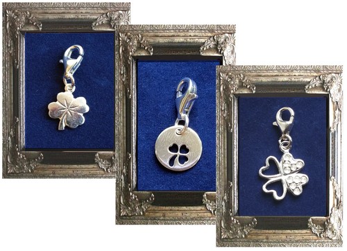 Charm anhänger kleeblatt - charm,
