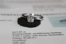 GIA Zertifizier Solitaire Diamant Ring 1.05 Karat F/VVS1 18 Karat ca 22.000 Euro