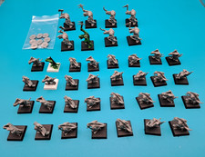 Warhammer Plastik 39 Echsen Lizard Bogen Axt Schild Games Workshop gut