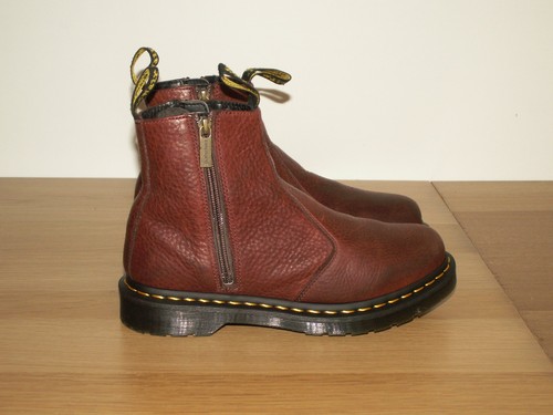 Martens 2976 zips - w/zips, cherry