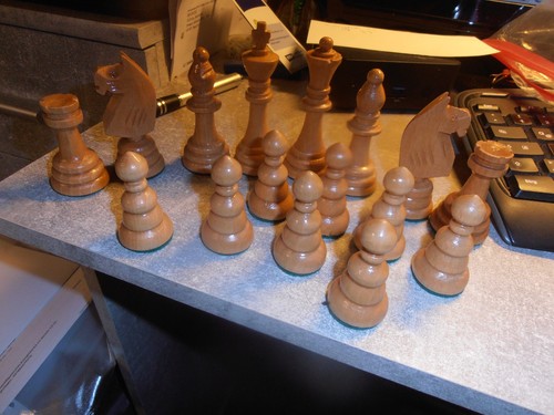 Schachfiguren,Holz,Könighöhe