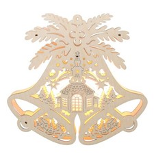 Holz Fensterbild "Doppelglocke