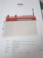 Radio Fernseharchiv Schaltplan 98 Kuba Vebetia 1969