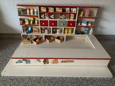alter Kaufladen,  Kaufmannsladen aus den 50/60er Jahren mit viel Zubehör UNIKAT