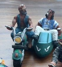 Biker Figur Motorrad mit