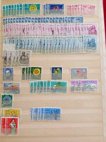 Briefmarken schweiz sammlung - briefmarken,